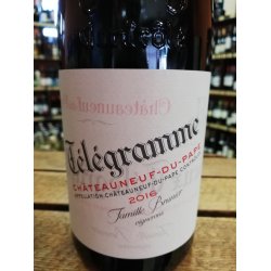 Domaine Vieux Telegraphe Telegramme Rouge Chateauneuf-du Pape AOC 2015